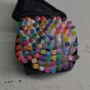 MemOffice 100 Colors Dual Tip Artist Alcohol Markers Set with Carrying Case - Perfect for Coloring, Drawing, Sketching, Card Making and Illustration - Perfect for Adults and Kids