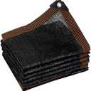 40% Black Shade Cloth 6.5x10 FT Garden Shade Cloth Cover with Reinforced Grommets Durable Sun Shade net Heat Protection for Vegetables Plants Canopy Patio Greenhouse Chicken Coop Porch