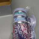 Nuanchu 3 Pieces Ice Bags for Injuries Reusable Ice Pack Hot Cold Water Bag 6, 9, 10 Inches Hot Cold Therapy and Pain Relief Pain Screw Top for Sports Knee Head Leg(Mandala Style)