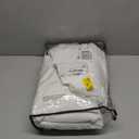 White Linen Curtains 108 Inches Long Pinch Pleated for Living Room 2 Panels Boho Farmhouse Thick Linen Textured Pinch Pleat Drapes Hooks Rings Back Tab Extra Long 108 Inch Curtain for Dining Bedroom