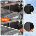 Stove Gap Covers Stainless Steel, 2 Pack Stove Gap Filler Easy Retractable Length 13.8" to 27.5", Width 0.79" ALMCALS Stove Gap Guards Range Trim Kit, Heat Resistant Guard Between Stove Top & Counter (White)