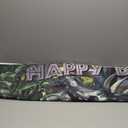 Sensfun Dinosaur Birthday Backdrop Dinosaurs World Happy Birthday Banner 3D Jungle Dino Park Bday Decorations Photography Background Boys Kids Bday Cake Table Party Supplies Photo Booth 7x5ft