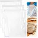 Palksky Oven Rack Cleaning Bags, 31.4''*39.3'' Heavy Duty No Scrub Oven Rack Cleaning Bags, Reusable Leak-Resistant PE Bags for Deep Soaking Grill Grates, BBQ Racks, No Cleaner Included, 3 Packs