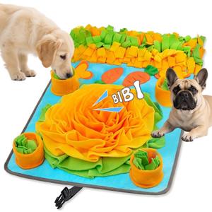Snuffle Mat for Dogs, 32 X 19 Inches Interactive Dog Toys for Boredom & Slow Eating, Durable Dog Feeder Puzzle Toy, Dog Enrichment Toys for Small Medium & Large Dogs