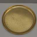 NOBILITY Brass Pooja Thali Set 12 Inch Puja Plate Arti Thali Traditional Handcrafted for Pooja Diwali Home Office Mandir Wedding Return Gift Items