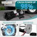 WASSERMANN RV Macerator Pump 12V Waste Water Pumps Sewage Pump 12GPM Suction 3.2 feet Lift 10 ft Complete RV Macerator Pump Kit for Right Out of Box with Fresh Water Rinse and Manual Crushing Function