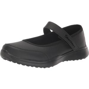 Skechers Unisex-Child Microstrides-Recess Rules Sneaker (12 Little Kid, Black/Black)