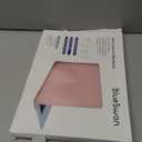 BlueSwan Anti-Cracking Hard Shell Case Compatible with MacBook Pro 14-inch 2025 2024-2021 Release M4 M3 M2 M1 Pro/ Max Chip, Anti-Fingerprint Soft TPU Bumper, Frosted Cute Pink