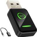 Mini Wireless CarPlay Adapter for Apple iPhone iOS 10+,No Delay & Fast, Plug & Play, Multi-User Seamless Connection for Convert Wired to Wireless Carplay Dongle for 2016+ Cars, USB-A/Type-C Port