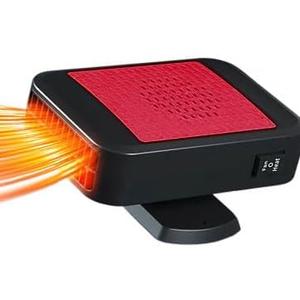 Car Heater 12V Portable Car Heater and Defroster 200W Fast Heating & Cooling Fan,Plug In Cigarette Lighter Heaters Windshield Defogger,360 Rotary Portable Car Heaters for Vehicle
