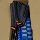 AstroAI 2 Pack 27" Snow Brush and Ice Scrapers for Car Windshield, Detachable Snow Scrapers with Ergonomic Foam Grip for Cars, Trucks, SUVs (Heavy Duty ABS, PVC Brush, Orange)