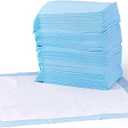 Amazon Basics Leak-Proof Dog and Puppy Potty Training Pee Pads with Quick-Dry 5-Layer Super Absorbent Surface for Dog Training, Floor Protection, Regular