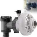 12355 Large Inlet Air Nozzle with Plunger Valve for Intex Pools, Above-Ground Pool Filter Pump On/Off Pool Drain Valve Part, Compatible with Intex, Coleman Frame Set & Ultra Frame Pools