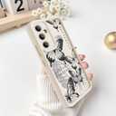 Case for Samsung Galaxy A54 5G, Silicone Shockproof Cover Women