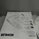 KOHLER 25875-0 Hyten 3" Height, Elevated Soft Close Elongated Toilet Seat, Contoured Seat with Grip-Tight Bumpers, Quick-Attach Hardware, No Slam Toilet Seat, White