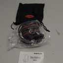 SIMOLIO Universal IR Wireless Headphones for Car DVD/TV, 2 Channel Infrared Headphones for Kids with 3.5mm Aux Cord, Cars Kids Headsets with Storage Bag, Rear Seat DVD Headset, Storage Bag, AUX Cord