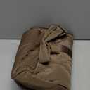 Puffer Tote Bag for Women, Lightweight Puffy Work Handbag Teacher Nurse Quilted Shoulder Bag for School Travel Gym | Cloud Bag w/ Zipper, Daily College Bags, 15.6" Computer Bag, Clinical Nursing Bag, 40 OZ Tumbler Holder, Ideal Gift for Women (Dark Khaki)