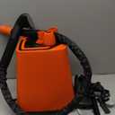 Colorful Standing Garment Steamer for Clothes, 2000W Professional Hanging Clothing Steamer with Stand, Commercial Cloth Fabric Steamers with 1.8L Water Tank for 45min Steaming, Orange