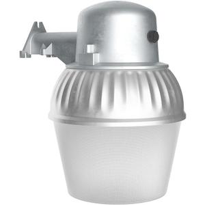 Lithonia Lighting LED Outdoor Flood Light Fixture, Exterior Dusk to Dawn Security Light with Photocell Sensor, Pole or Wall Mount, 3500 Lumens, 5000K Daylight, Gray (OALS10)
