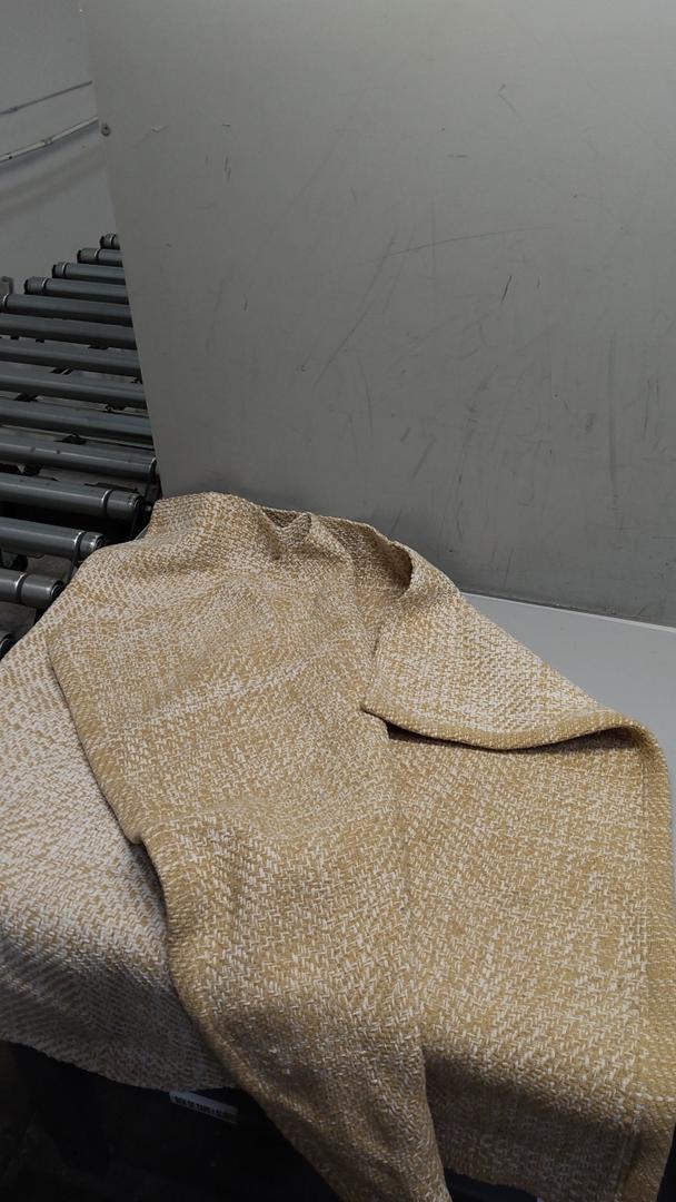 Rug - 62" x 3', Ivory & Beige, Handmade Cotton, Ideal for High Traffic Areas in Entryway, Living Room, Bedroom