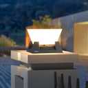 Outdoor Post Lights, High Voltage Hardwired LED Pillar Lights Outdoor, IP54 Waterproof Garden Column Lamp, Large Decorative Post Top Lighting for Driveway, Yard, Porch, Pathway, Patio