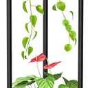 KMOTASUO 2 Tier Plant Stands Indoor, 30 Inch Tall Metal Corner Plant Stand, Modern Flower Shelf Pot Holder Planter Display Rack for Living Room Balcony Patio Garden(Black)