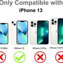 MOWIME Compatible with iPhone 13 Case with Card Holder, Floral Flower Shockproof Soft TPU Protective Cover Women Girls, Anti Scratch Wallet Case for iPhone 13 6.1 Inch, Hot Pink