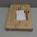 Bamboo Cutting Board, Non Slip Wood Cutting Boards for Kitchen 3 Packs Holder and Over Sink Nice Solid Thick Durable Cutting Boards for Kitchen Large Small Vegetables Fruits Kitchen Gifts (Carbonized) (Brown)