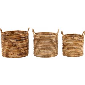 Set Of 3 Baskets For Home 59x16, 53x15, 47x13