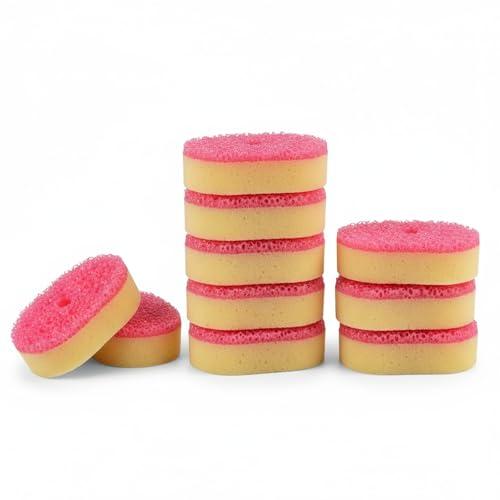 10-Pack Dish Wand Sponge Refills for Scrub Daddy Dish Daddy (red)