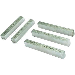 Set of 5 x HSS M2 Cutting Tool Bits for Milling Fly Cutters & Lathe's Turning Tools (3/16" Square x 1-1/2" Long)