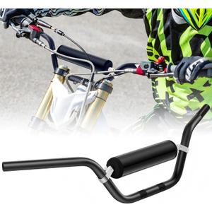 1 Pcs 7/8" 22mm Dirt Bike Handlebars with Foam Pad Atv Motorcycle Handlebars for Motocross Atv Dirt Bike Ebike (Black)