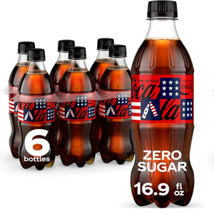 Coke Zero Sugar Diet Soda Soft Drink, 16.9 fl oz, 24 Pack (EXP 07/06/26)