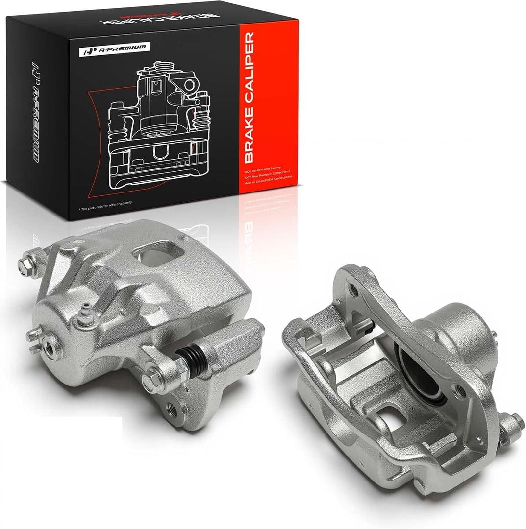 A-Premium Front Left and Right Side Disc Brake Caliper with Bracket x 2