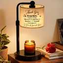 VIHOSE Teacher Appreciation Gifts, Personalized Teacher Candle Warmer Lamp with Timer Dimmer Dimmable Height Adjustable Custom Teacher's Day Gift for Women Men