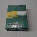 THREAD SPREAD 100% Organic Cotton Percale Weave Fitted Sheet Queen Size, White, 1 Deep Pocket Queen Fitted Sheet, Fits Mattress Upto 16" Crisp and Cool Bed Linen, Luxury GOTS Certified Sheets