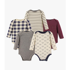 Hudson Baby Unisex Baby Cotton Bodysuits 3-6M