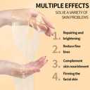 5 Pack Deep Collagen Anti Wrinkle Lifting Mask,Bio-Collagen Hydrogel Facial sheet for Glass Glow Skin,Overnight Moisturizing Face Mask for All Skin Types