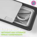 Camping Cutting Board Set - 7-in-1 Portable Foldable Chopping Board with Knife, Vegetable Washing Basket, Kitchen Essentials for Camping, RV, Picnic, Travel & Outdoor Cooking (Gray)