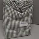 maxmill Checkered Rectangle Tablecloth for Dining Room Water Resistance Antiwrinkle Spillproof Heavy Weight Soft Gingham Plaid Kitchen Table Cloth for Holiday Dinner, 60 x 104 Inch Sage White