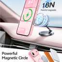 3 x FNTCASE for iPhone Air Case: [Compatible with Magsafe] Translucent Matte Cases with [Full Camera Protection] [Screen Protector] Military Grade Shockproof Protective Phone Cover - Light Pink