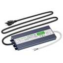 LED Driver 100 Watts Waterproof IP67 Ultra Thin 0.7in 24V Aluminum DC Output Low Voltage Transformer Outdoor Power Supply Adapter for LED Strip,Landscape Lighting Project, and Any 24V LED Lights