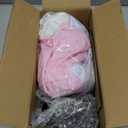 3FT Pink Hot Air Balloon, Inflatable Baby Shower Decoration, Hanging Hot Air Balloon for Girls Baby Birthday Party Wedding Exhibitions, Air Pump Included