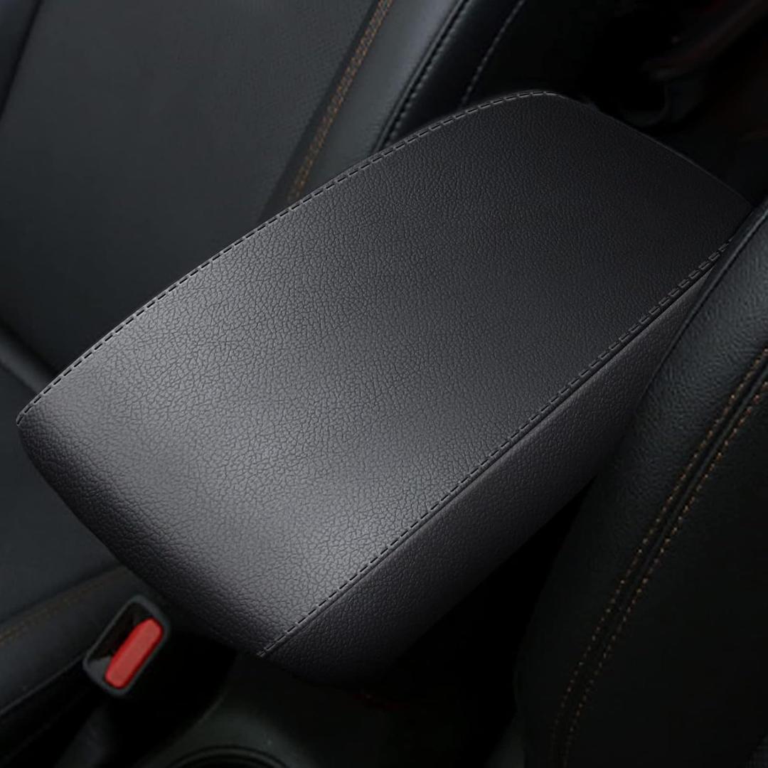 AOMSAZTO Car Armrest Cover Fit for 2008-2012 Nissan Altima,Waterproof Center Console Cover Mat for Nissan Altima (Black)