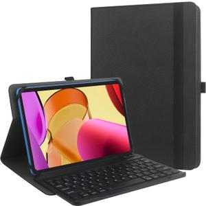 9",9.7",10.1",10.5",10.9",11" Tablet Universal Case with Keyboard, Case with Removable Wireless Bluetooth Keyboard & Pen Holder for iPad, Galaxy and Other 9-11 inch Tablet