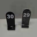 Tuanse 1-30 Table Order Numbers Restaurant Double Sided Acrylic Reception Number Stands Signs for Wedding Restaurant Seating Cafes Party Banquet(Black)
