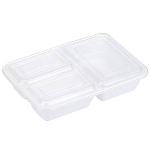 GoodCook 2-Compartment Clear Plastic Meal Prep Container