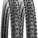 YUNSCM 2-PCS 26" Mountain Bike Tires 26x2.25 57-559 Tires Compatible with Off Road Bike 26x2.20 26x2.25 26x2.30 Bicycle Tires (Y-702)