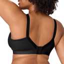 Playtex Women's Wireless Bra, Breathable Smoothing Bras for Women, Moisture-Wicking, Adjustable Straps, 40 DDD