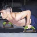Push Up Bars Ergonomic Pushup Handles for Floor Strength Training, Non-Slip Push-Up Stands with Soft Grip, Pushups Bars for Home Gym Workout